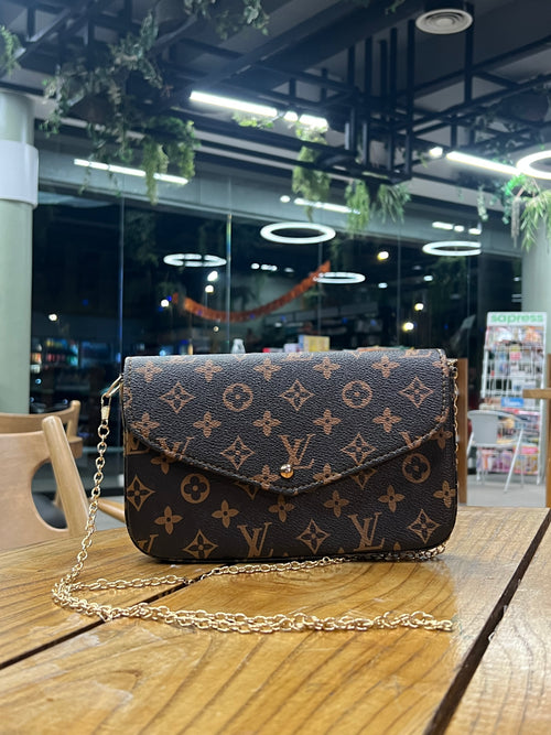 Sac Louis Vuitton Et Porte-monnaie Style Élégant (Sac + Porte-monnaie) LV-1015